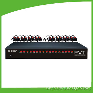Video Balun with 16-channel Power Video Transmitter, Transmission Capacity
